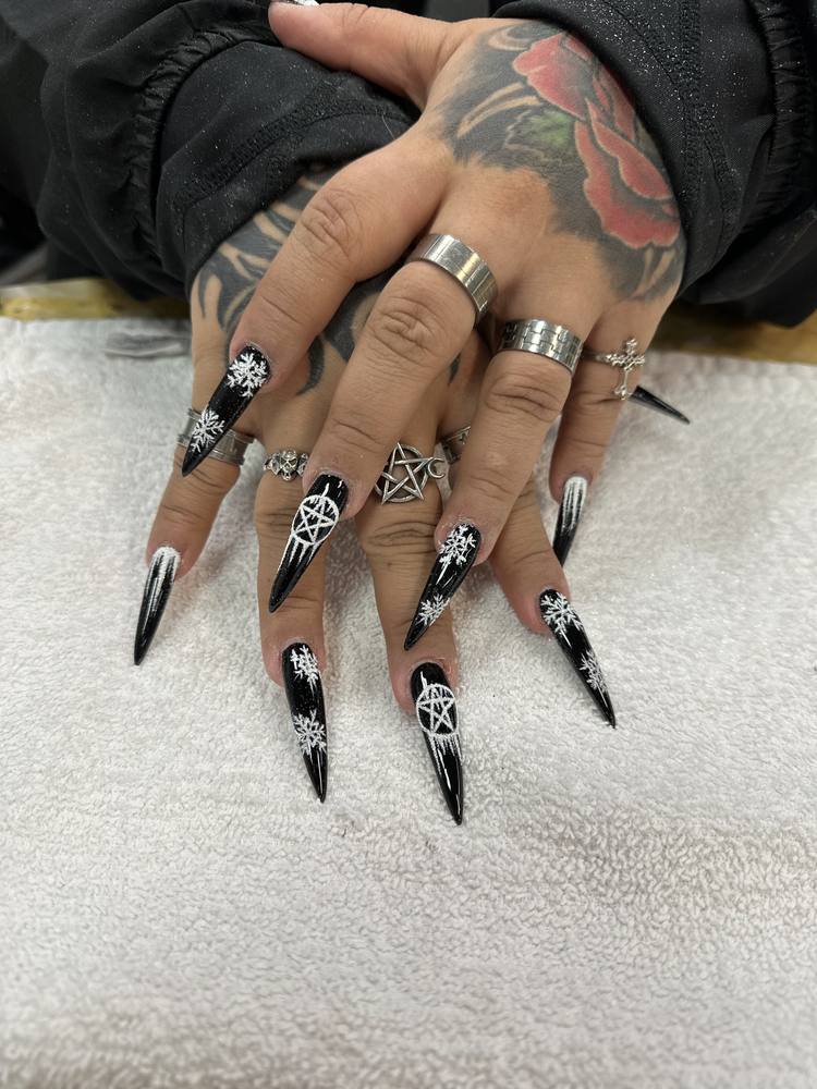 Nail art by The Boarding House Nail Spa
