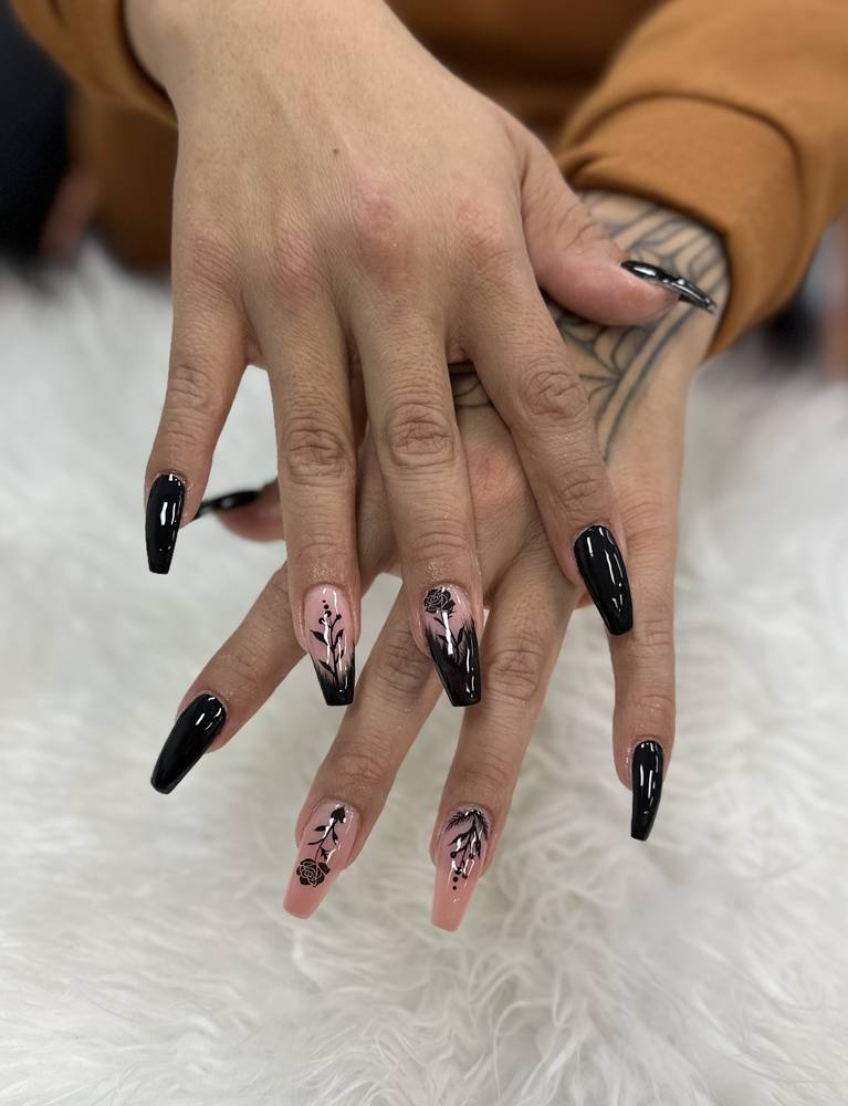 Nail art by The Boarding House Nail Spa