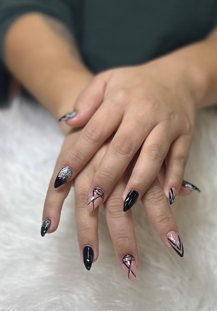 Nail art by The Boarding House Nail Spa